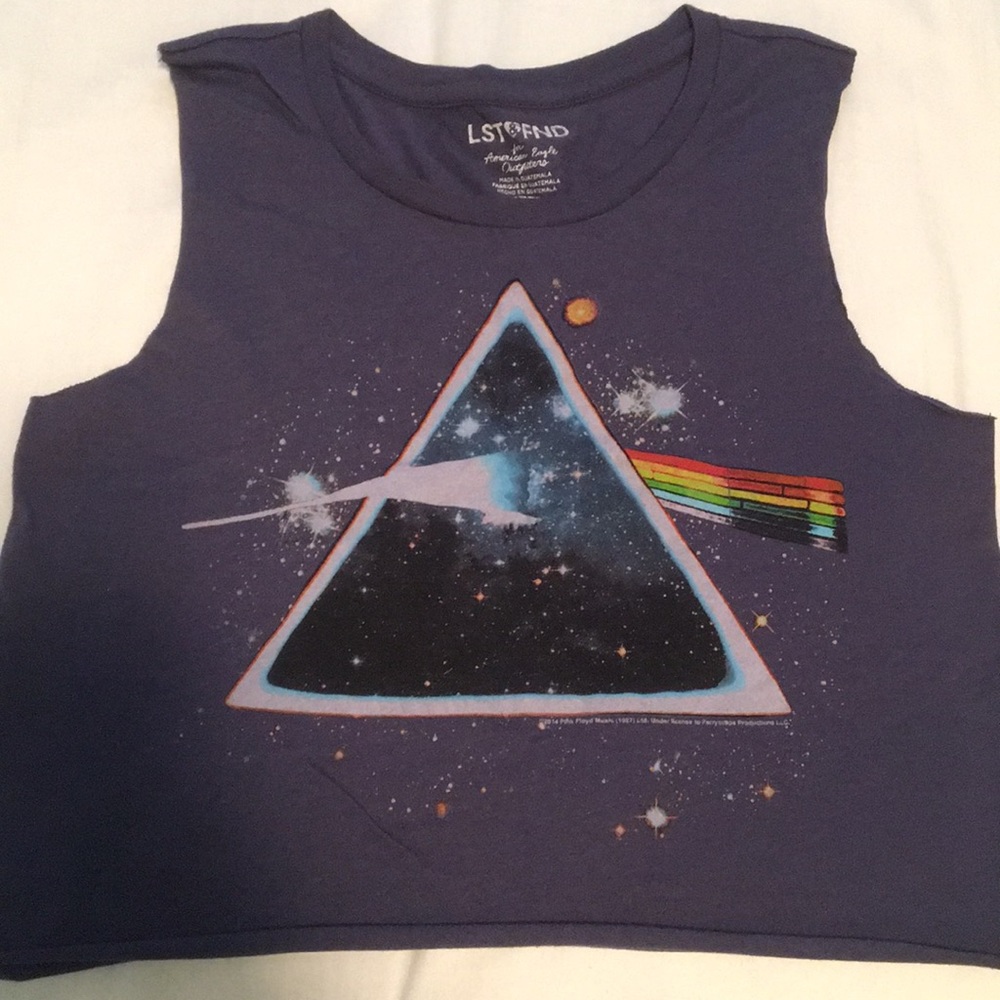 Pink Floyd crop top